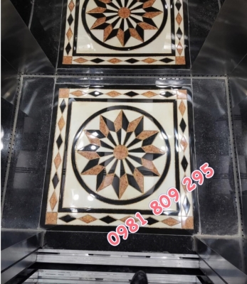 Chiếu nghỉ , thảm gạch lát capin ,cầu thang
