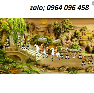 Tranh gạch 3d vinh quy bái tổ - NCVB8