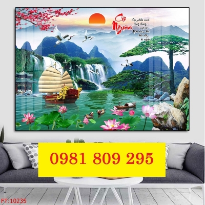 Gạch trang trí sơn thủy 3d HP5656