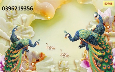 Tranh gạch hình công phượng đẹp