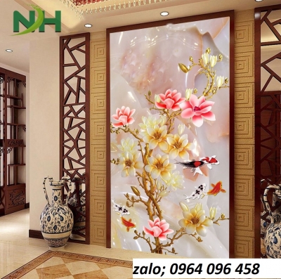 tranh phong thủy 3d - gạch tranh phong thủy 3d - SKD3