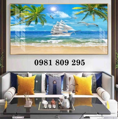 Gạch , tranh gạch men ốp tường phòng khách