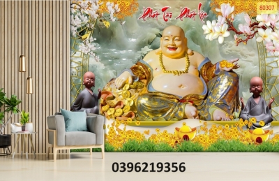 Tranh tài lộc trang trí 3d