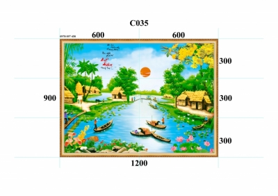 Gạch tranh 3D - tranh đẹp mọi không gian