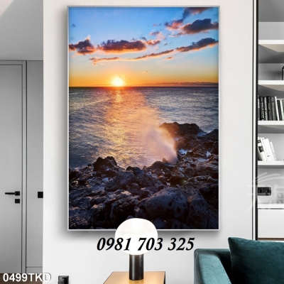 Tranh gạch khổ đứng- gạch men 3D ốp tường