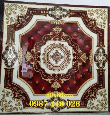 Gạch cầu thang chiếu nghỉ 80x80cm HP282