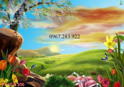 Gạch trang trí vườn hoa