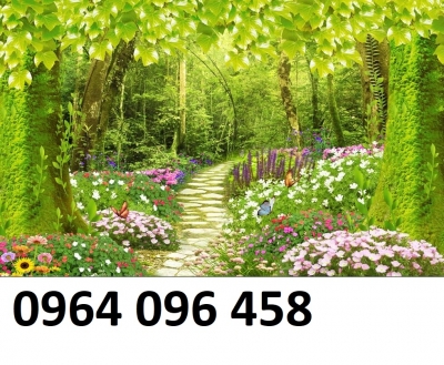 Tranh rừng cây 3d - tranh gạch 3d từng cây - MCX22