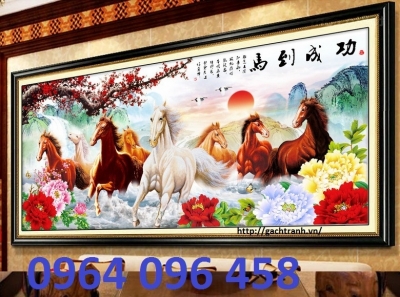 Tranh gạch 3d con ngựa - SCNN83