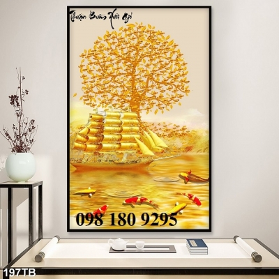 Tranh gạch men - tranh thuyền buồm - gạch tranh