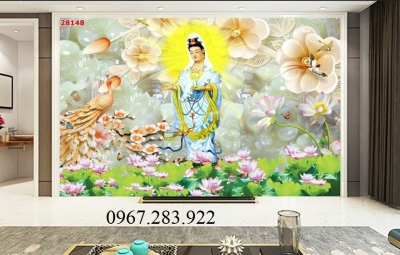 Tranh 3D- Tranh gạch Phật Giáo