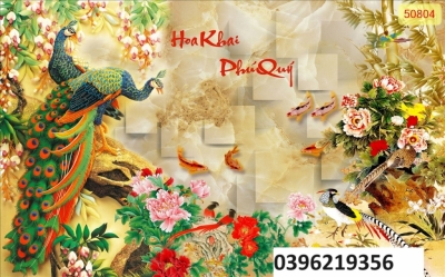Tranh gạch hình công phượng đẹp