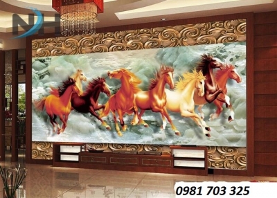 Tranh gạch bát mã