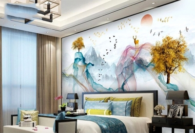 Tranh phòng ngủ- tranh gạch 3D