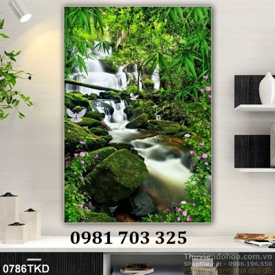 Gạch khổ đứng 3D đẹp