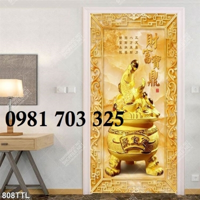 Tranh gạch 3d tài lộc