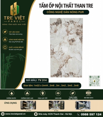 Nhà máy tấm than tre ốp tường