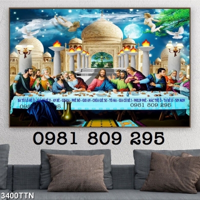 Tranh ốp tường , gạch 3d 12 tông đồ công giáo HN9955