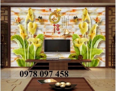 Gạch tranh vườn hoa