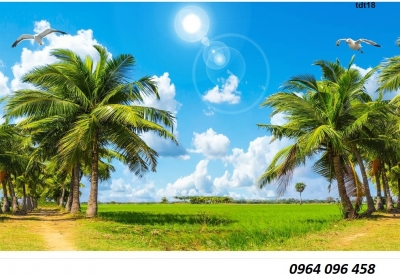 Tranh gạch 3d phong cảnh biển - HFS2