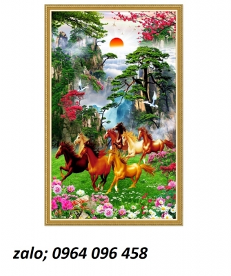 Tranh gạch 3d mã đáo thành công - NXC42