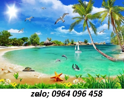 Tranh gạch 3d phong cảnh biển - BMC4