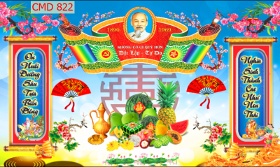 Tranh phòng thờ gia tiên - tranh câu đối
