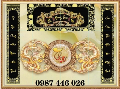 Gạch tranh phòng thờ, tranh ốp tường đẹp