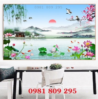 Gạch tranh phong cảnh đẹp