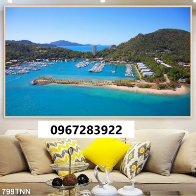 Tranh gạch trang trí đẹp phong cảnh