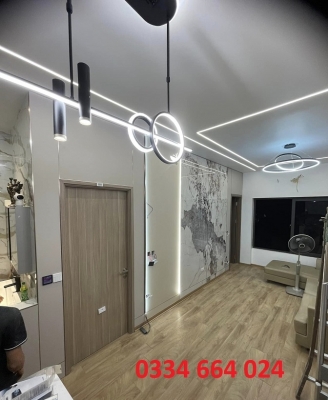 Tấm ôp tường than tre phòng khách HP9772