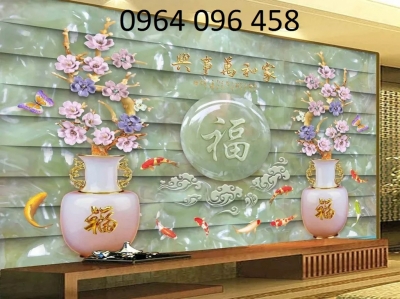 Tranh gạch ốp tường 3d phòng khách - 9099BN