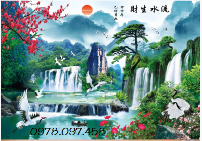 Tranh 3D - tranh gạch phòng ngủ