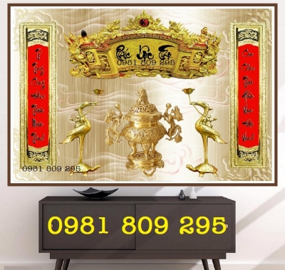 Gạch tranh ban thờ ốp tường H0896