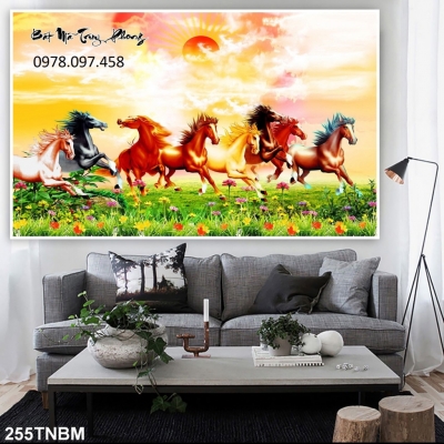 Tranh gạch mã đáo thành công 3d - 9999CP