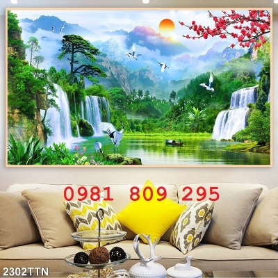 Gạch 3d phong cảnh , tranh cao cấp