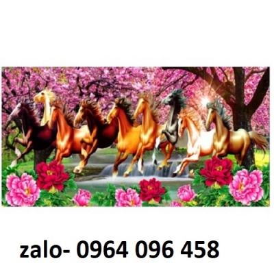 Tranh mã đáo thành công - tranh gạch 3d ốp tường - XCV7