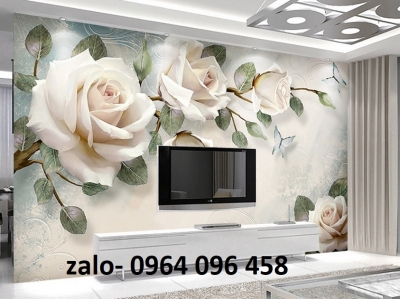 Gạch tranh 3d trang trí phòng khách - CB744