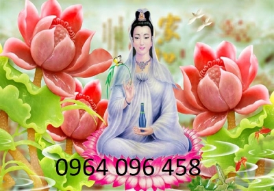 Tranh gạch 3d phật quan âm - DCBN89