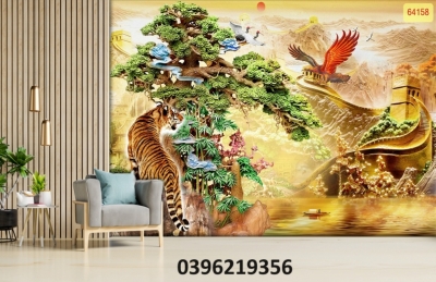 Tranh hổ đẹp 3D