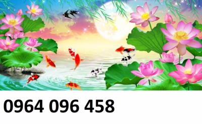 Tranh cá 3d - tranh gạch 3d cá - SXM54