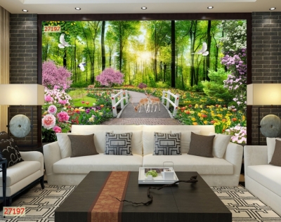 Tranh gạch 3d phong thủy đẹp - FDX43