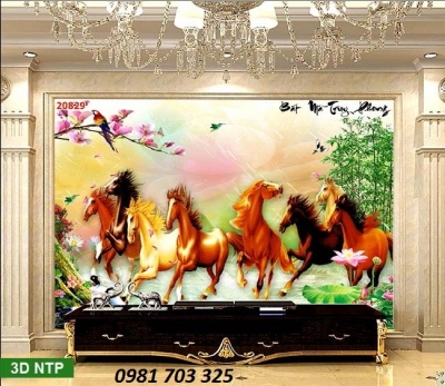 Tranh gạch mã đáo thành công