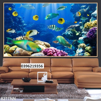 Tranh gạch 3D phong cảnh thiên nhiên đẹp