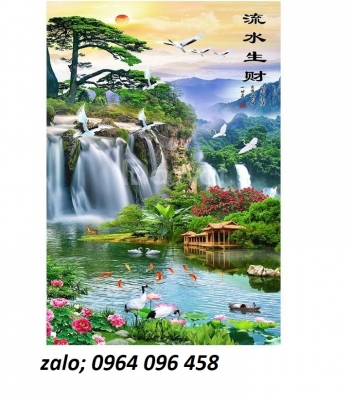 Tranh gạch 3d ốp tường ngoài trời - 777CN
