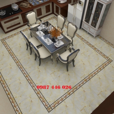 Gạch viền khắc vàng 15x80cm