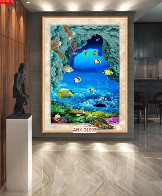 Tranh gạch 3d phòng tắm - VNBB63