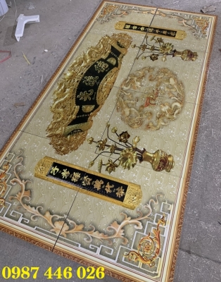 Tranh gach men phòng thờ HP9722