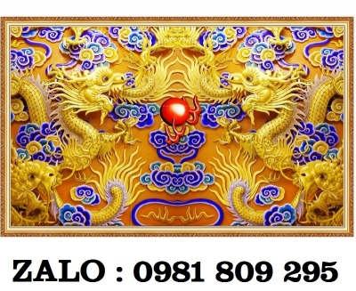 Tranh  3d rồng - tranh gạch men - JF06