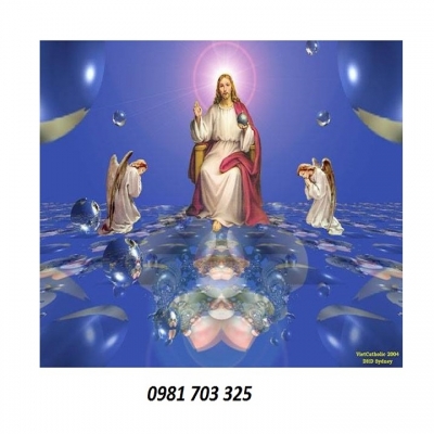 Gạch tranh công giáo ốp tường